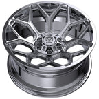 Edge Off Road 302C 20x10 Cast Aluminum Wheel with 5x5.00 / 5x5.50 Bolt Pattern - -19 Offset