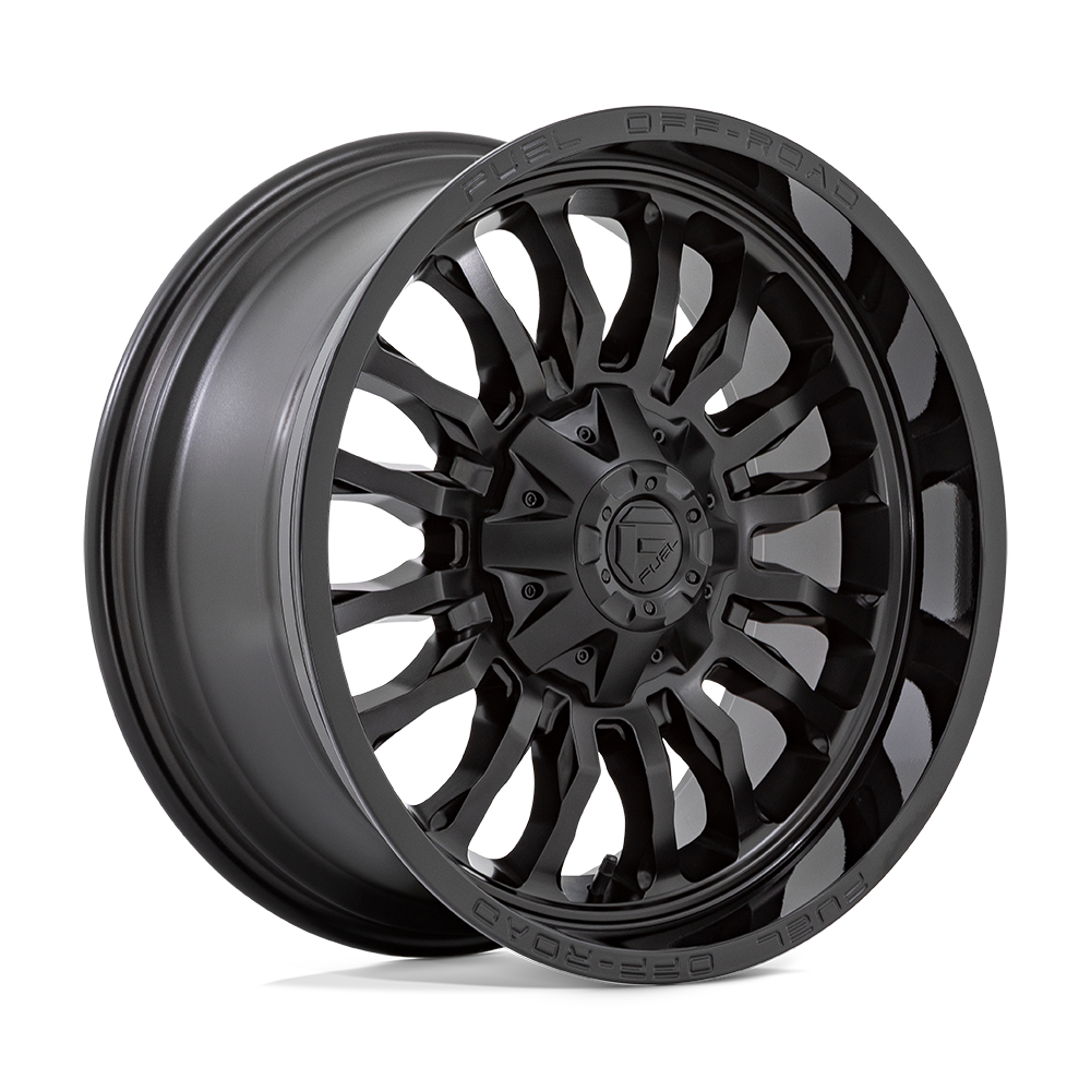 FUEL OFF-ROAD WHEELS ARC D796 6X5.5(139.7) & 6X135 - MATTE BLACK W/ GLOSS BLACK LIP