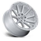 FUEL OFF-ROAD WHEELS CIRCUIT FC887 6X5.5(139.7) - ﻿GLOSS SILVER W/ MACHINED FACE