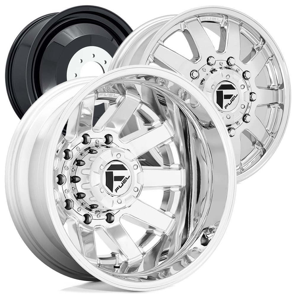20X8.25 FUEL D536 MAVERICK WITH 10X225 BOLT PATTERN - CHROME