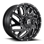 22X8.25 FUEL D581 TRITON WITH 8X200 BOLT PATTERN - GLOSS BLACK MILLED