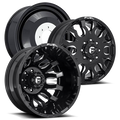 20X8.25 FUEL D673 BLITZ WITH 8X200 BOLT PATTERN - GLOSS BLACK MILLED
