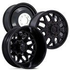 FUEL FLUX D871 DUALLY WHEELS 8X200 - BLACKOUT