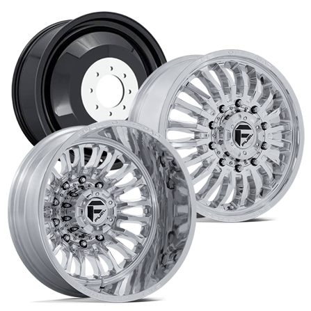 FUEL ARC D891 DUALLY WHEELS 8X200 - POLISHED