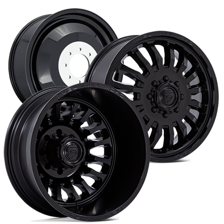 FUEL ARC D867 DUALLY WHEELS 8X200 - BLACKOUT