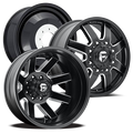 20X8.25 FUEL D538 MAVERICK WITH 8X200 BOLT PATTERN - MATTE BLACK MILLED