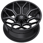 Edge Off Road 20x9 Cast Aluminum Wheel with 5x5.00 / 5x5.50 Bolt Pattern and +00 Offset