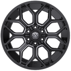 Edge Off Road 302BM 20x9 Cast Aluminum Wheel with 6x135 and 6x5.50 Bolt Patterns
