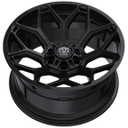 Edge Off Road 302B 20x9 Cast Aluminum Wheel with 5x5.00 / 5x5.50 Bolt Pattern and +00 Offset