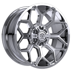 Edge Off Road 302C 20x10 Cast Aluminum Wheel with 6x135 and 6x5.50 Bolt Pattern, -19 Offset