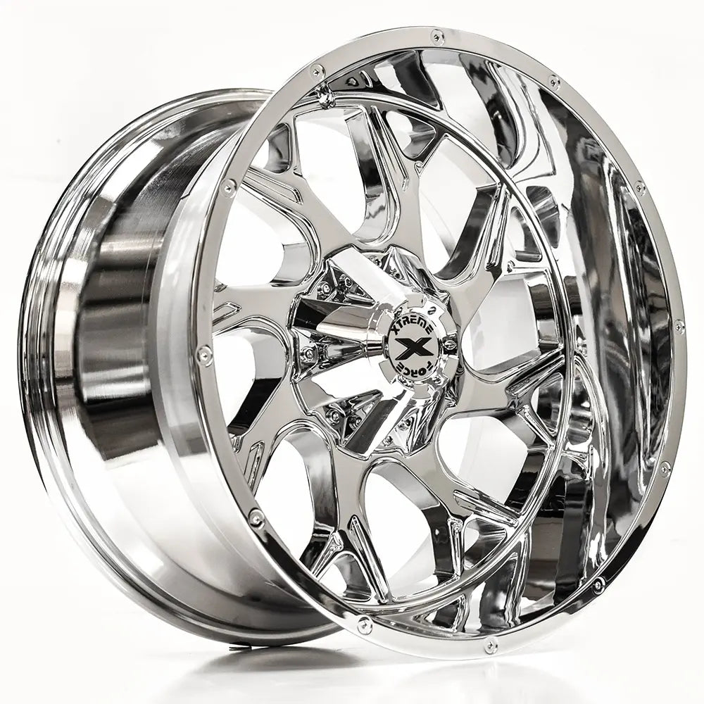 22X12 XTREME FORCE RAPTOR WHEELS 5X150 & 5X5.5(139.7) - CHROME