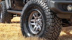 FUEL OFF-ROAD WHEELS AMMO D701 6X5.5(139.7) - MATTE GUNMETAL BLACK BEAD RING