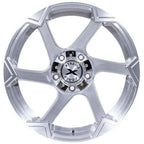 XTREME FORCE XF-11 WHEELS 6X5.5(139.7) & 6X135 - SILVER BRUSHED
