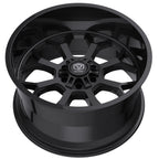Edge Off Road 301B 20x9 Cast Aluminum Wheel with 5x5.00/5x5.50 Bolt Pattern and +00 Offset