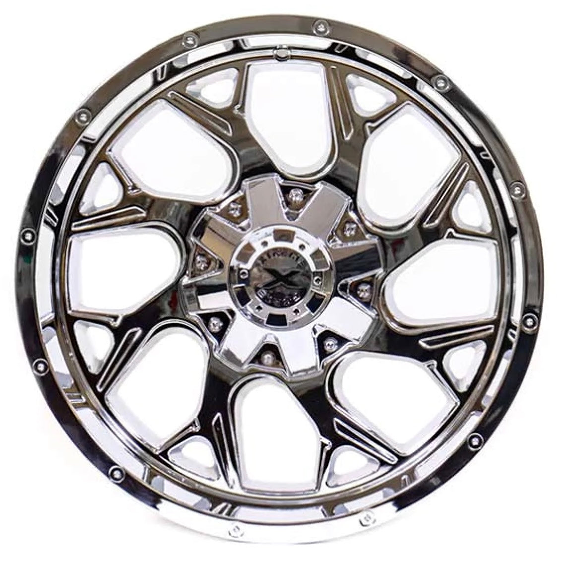20X10 XTREME FORCE RAPTOR WHEELS 5X5(127) & 5X5.5(139.7) - CHROME