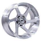 XTREME FORCE XF-11 WHEELS 6X5.5(139.7) & 6X135 - SILVER BRUSHED