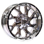 22X12 XTREME FORCE RAPTOR WHEELS 8X170 - CHROME