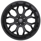 Edge Off Road 301B 20x9 Cast Aluminum Wheel with 6x135 and 6x5.50 Bolt Pattern, +00 Offset
